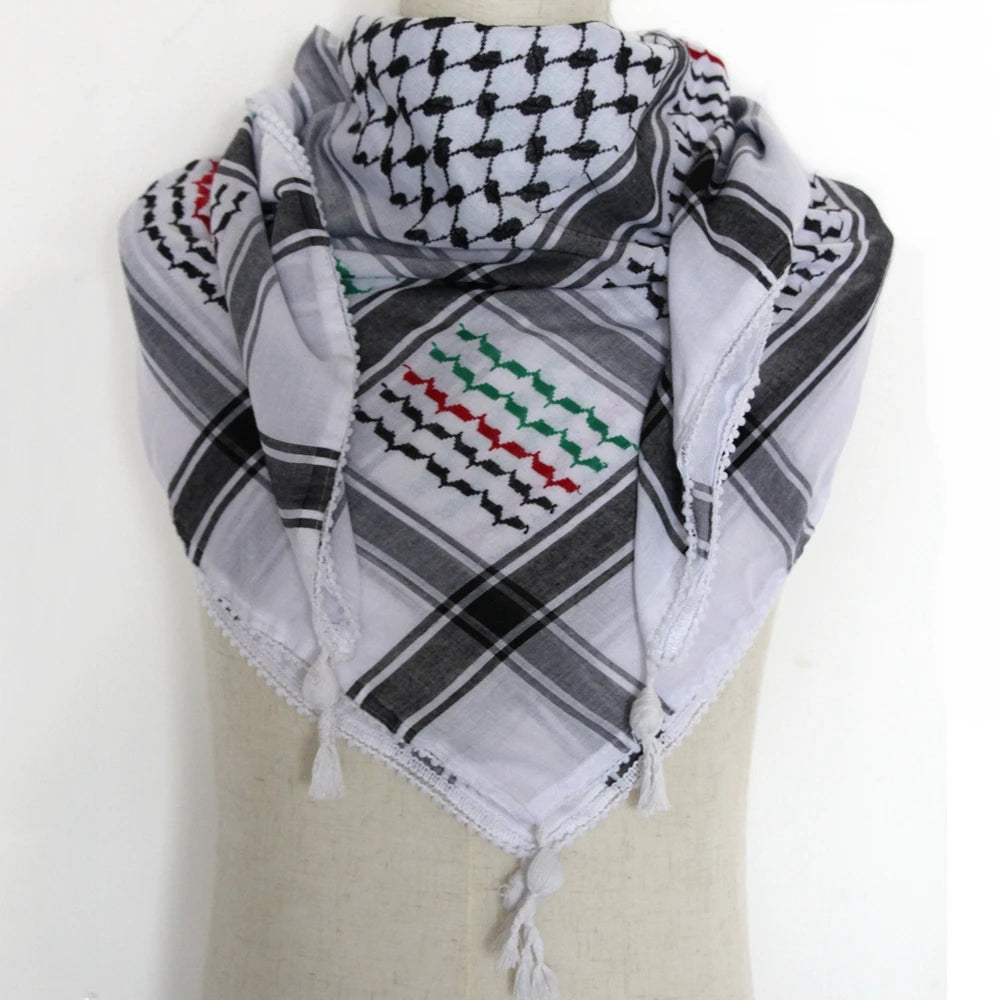 Keffieh palestinien traditionnel – Couleurs de la Palestine